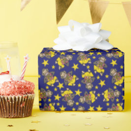 klappende aap speelgoed cadeaupapier