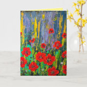 Klapperbloemen lege kaart (Gele Bloem)