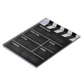 Klapperbord cinema notitieboek (Linkerzijde)