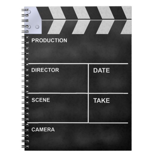 Klapperbord cinema notitieboek (Voorkant)