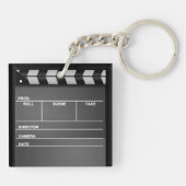 Klapperbord (dubbelzijdig) Acrylische Sleutelhange Sleutelhanger (Achterkant)