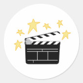 Klapperbord Ronde Sticker (Voorkant)