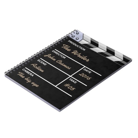klapperbordcinema notitieboek (Linkerzijde)