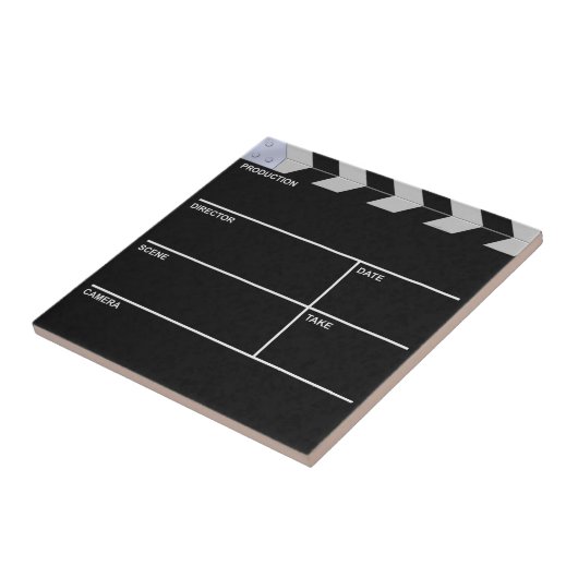 klapperbordcinema tegeltje (Zijkant)