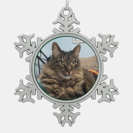 Klapperkat Kerst Ornament (Voorkant)