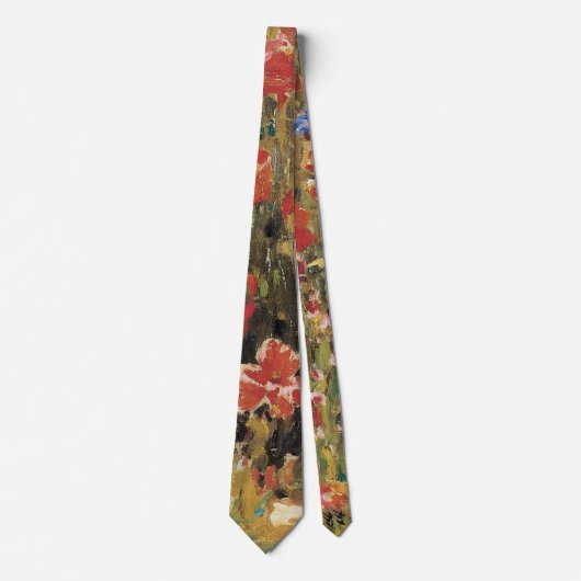 Klappers door Robert Vonnoh, Vintage Impressionism Stropdas (Voorkant)