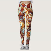 Klapperschlangen Outfit Leggings (Voorkant)