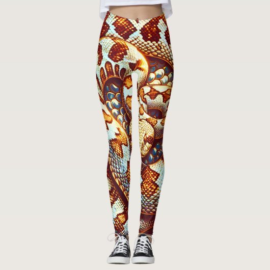 Klapperschlangen Outfit Leggings (Voorkant)