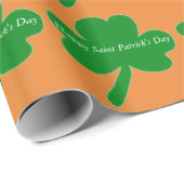 Klappertenen op St. Patrick's Day Cadeaupapier (Rol Hoek)