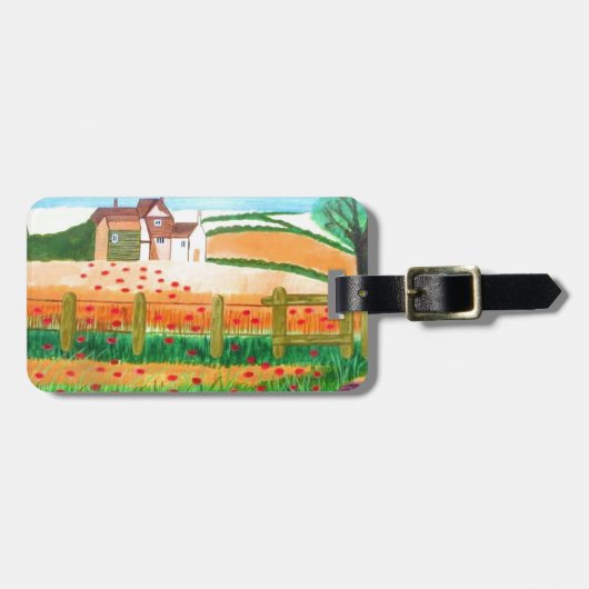 Klapperveld bagagelabel (Voorkant horizontaal)
