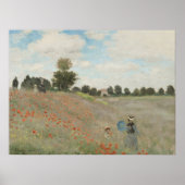 Klapperveld bij Argenteuil door Claude Monet Poster (Voorkant)