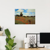 Klapperveld bij Argenteuil door Claude Monet Poster (Thuiskantoor)
