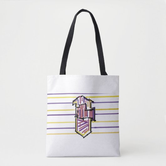 Klappervis zomer vreugde tote bag (Voorkant)