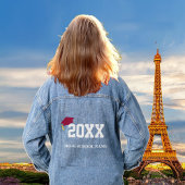 Klaprood eindexamenpet klas van 20XX Denim Jacket