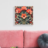 Klaproos Beschermeling Canvas Afdruk (Insitu (Woonkamer))