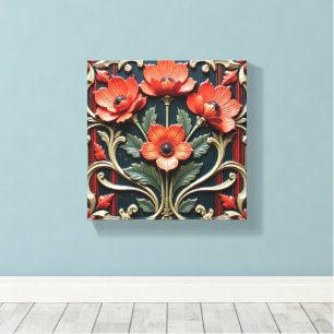 Klaproos Beschermeling Canvas Afdruk