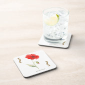 Klaproos Bier Onderzetter (Rechterzijde)