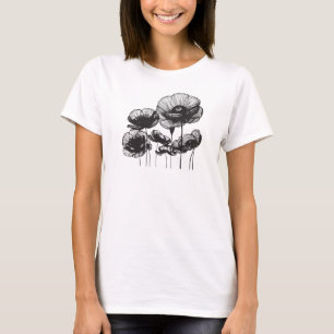Klaproos Bloemen T-shirt
