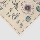 Klaproos, Botanische Serie van Eugene Grasset Tissuepapier (Detail)