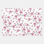 Klaproos Droom Waterverf Inpakpapier Vel (Voorkant)