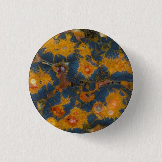 Klaproos Jasper Ronde Button 3,2 Cm (Voorkant)