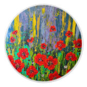 Klaproos knop pull (Voorkant)