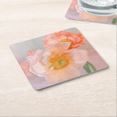 Klaproos Liefde Kartonnen Onderzetters (Schuin)