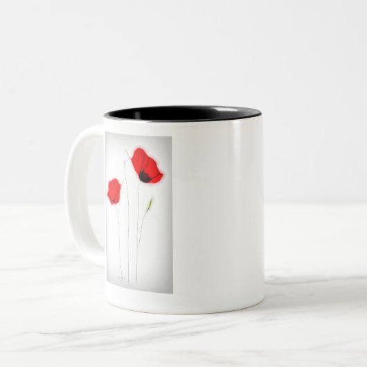 KLAPROOS POSTER TWEEKLEURIGE KOFFIEMOK (Voorkant links)