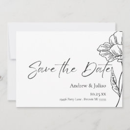 Klaproos save the date