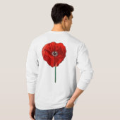 klaproos t-shirt (Achterkant volledig)