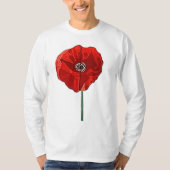 klaproos t-shirt (Voorkant)