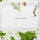 Klaproos Theedoek (Gevouwen)