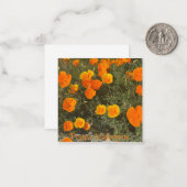 Klaproos Valentine Notitiekaartje (Voorkant / Achterkant in situ)