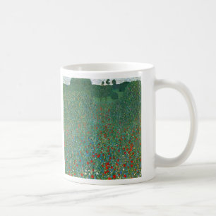 Klaproosveld van Gustav Klimt, Vintage Art Nouveau Koffiemok