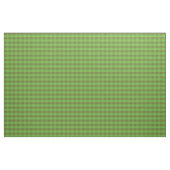 Klaproosvelden Groen Gingham Patroon Stof (Fat Quarter)