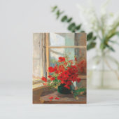 Klaprozen bij het raam | Olga Wisinger-Florian Briefkaart (Staand voorkant)