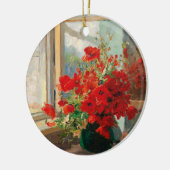 Klaprozen bij het raam | Olga Wisinger-Florian Keramisch Ornament (Links)