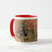 Klaprozen door Robert Vonnoh, Vintage Impressionis Mok (Voorkant links)