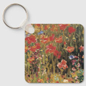 Klaprozen door Robert Vonnoh, Vintage Impressionis Sleutelhanger (Voorkant)