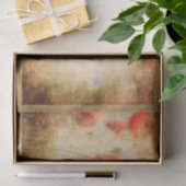 Klaprozen en libellen op een verweerde achtergrond tissuepapier (Geschenk)