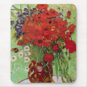 Klaprozen en Madeliefjes door Vincent van Gogh Muismat
