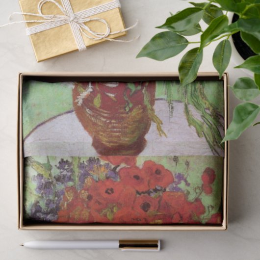 Klaprozen en margrieten door Vincent van Gogh Tissuepapier (Geschenk)