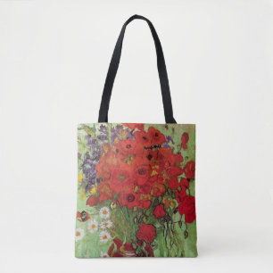 Klaprozen en margrieten door Vincent van Gogh Tote Bag