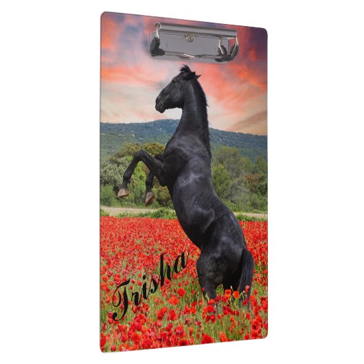 Klaprozen en Paard Klembord (Rechts)