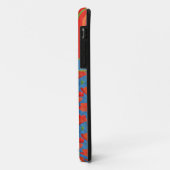 Klaprozen en strepen iPhone 5/5s hoesje (Achterkant/links)