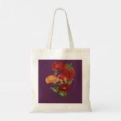 Klaprozen en vlinders  tote bag (Achterkant)