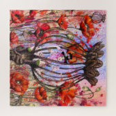 Klaprozen Fantasie Legpuzzel (Horizontaal)