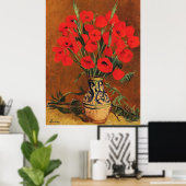 Klaprozen, fijne kunst van Stefan Luchian, Poster (Thuiskantoor)