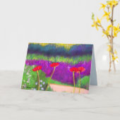 Klaprozen in Millenium Park Chicago Kaart (Gele Bloem)