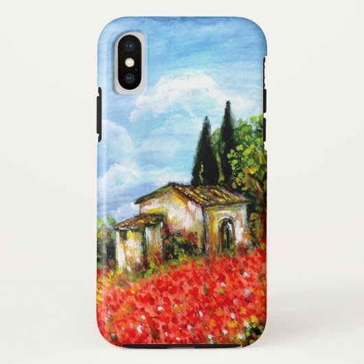 KLAPROZEN IN TUSCANIE / Landschap met Bloemvelden Case-Mate iPhone Case (Achterkant)